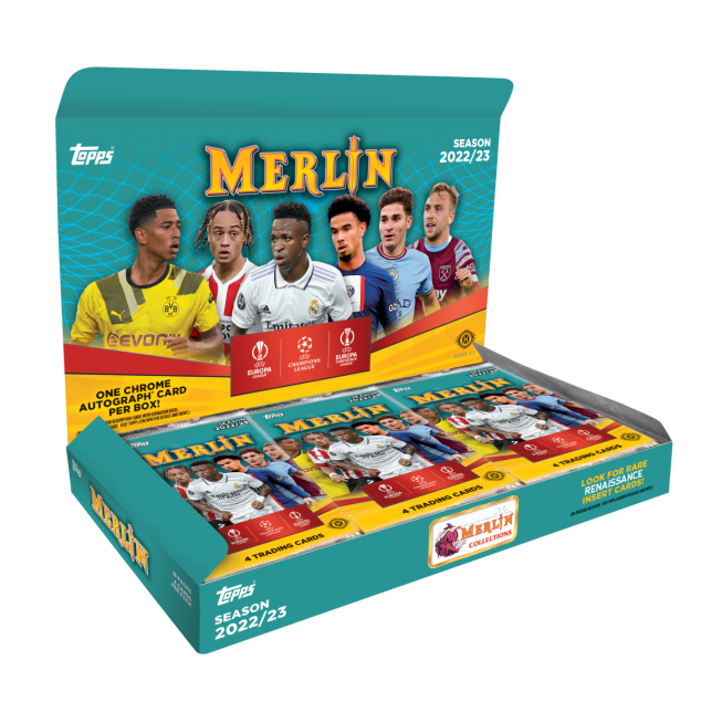 Topps 2022/23 Merlin Chrome UCC - Hobby Box