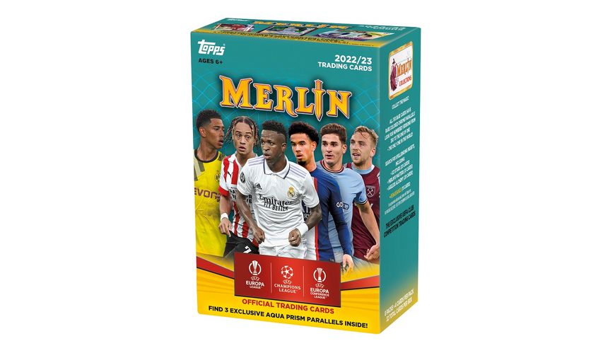 Topps 2022/23 Merlin Chrome UCC - Blaster Box