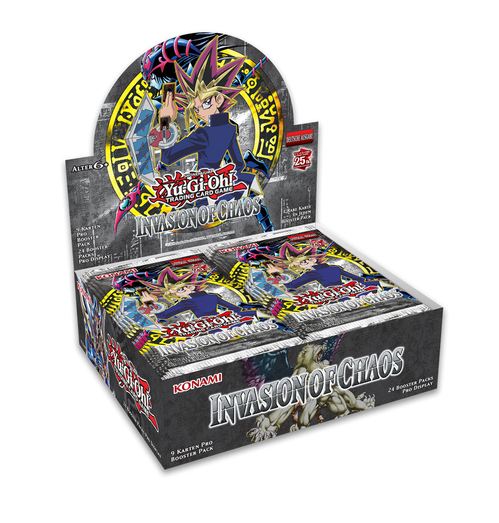 Yu-Gi-Oh! Invasion of Chaos 25th Anniversary Edition Display - Deutsch