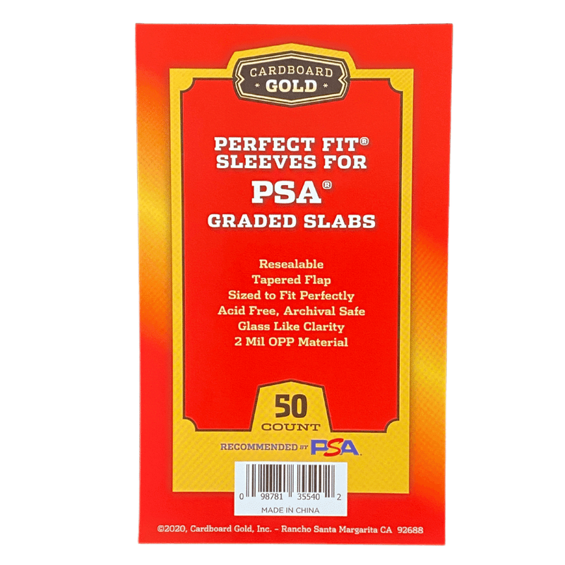 Cardboard Gold Perfect Fit Sleeves for PSA Graded Cards