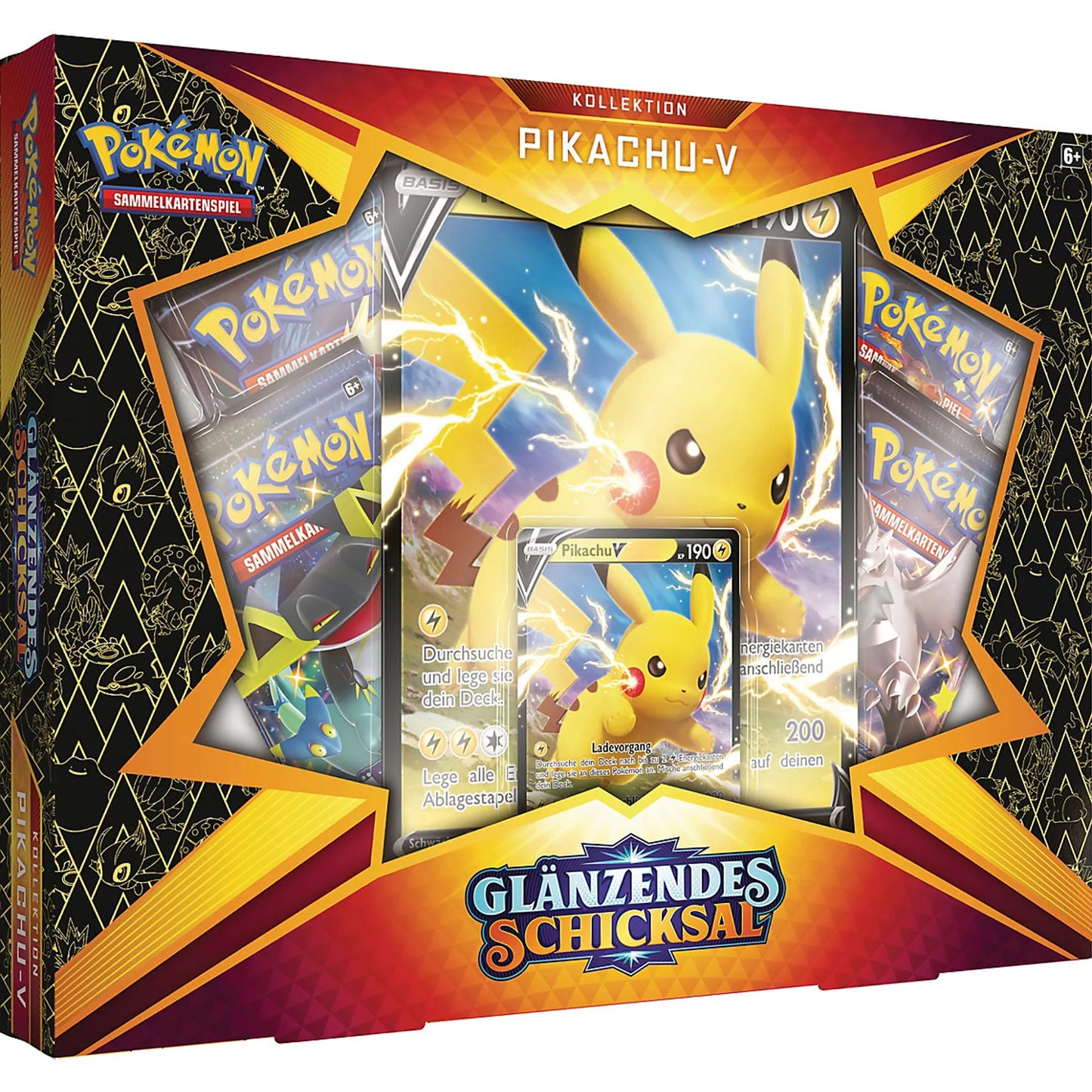 Pokémon - Pikachu V - Glänzendes Schicksal - Kollektion (DE)