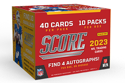 2023 - Panini Score Football - Hobby Box - Box Break